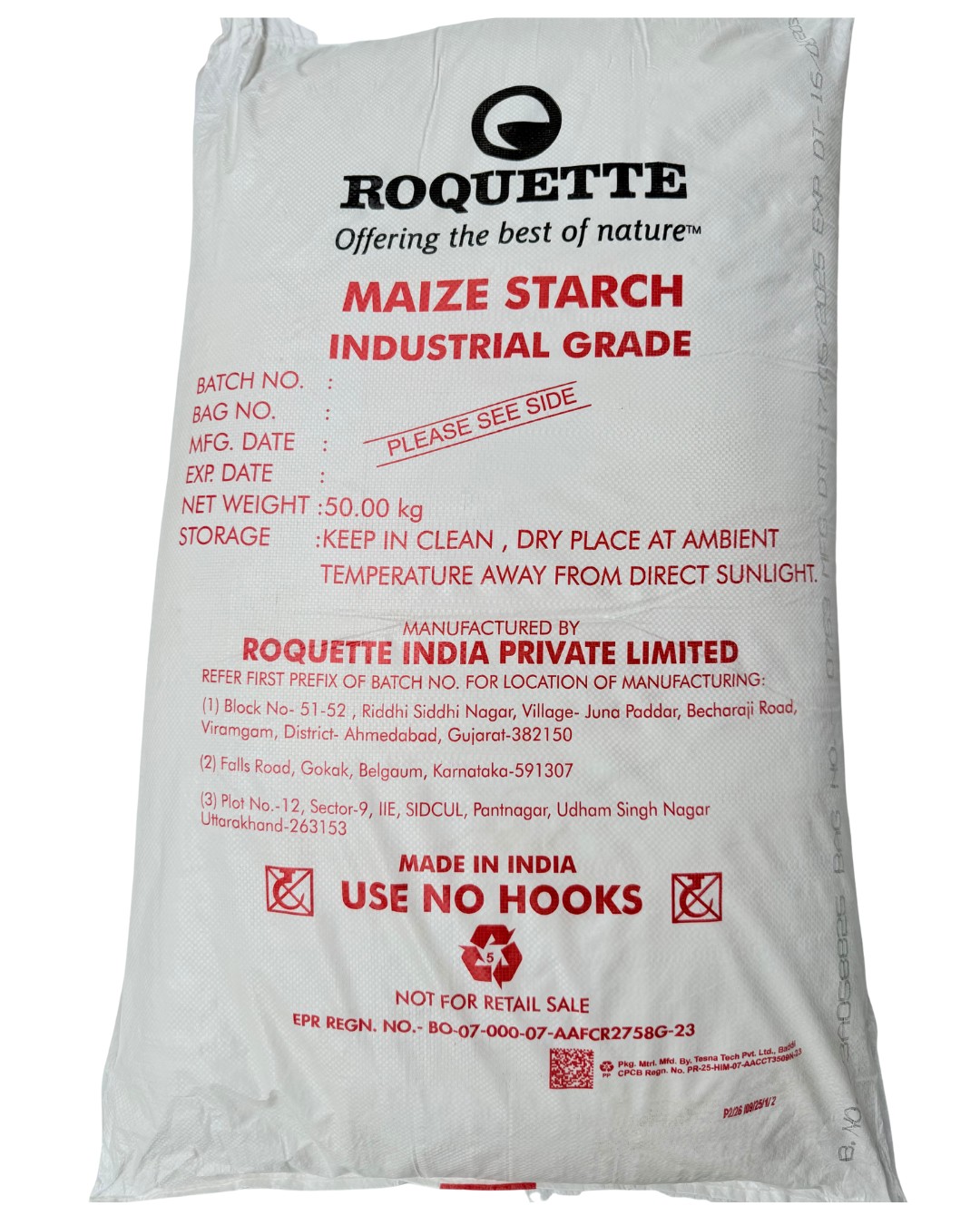 Maize Starch Powder